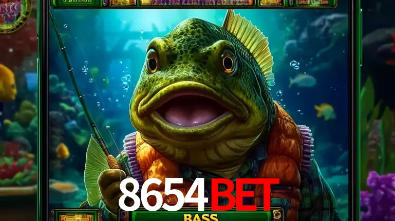 Personagem de peixe pescador do popular jogo de slot com tema de pescaria, uma das emocionantes opções de caça-níqueis para jogar e ganhar no cassino 8654BET.